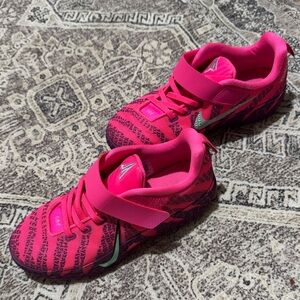 Nike Kids Fuchsia and Black Sneakers